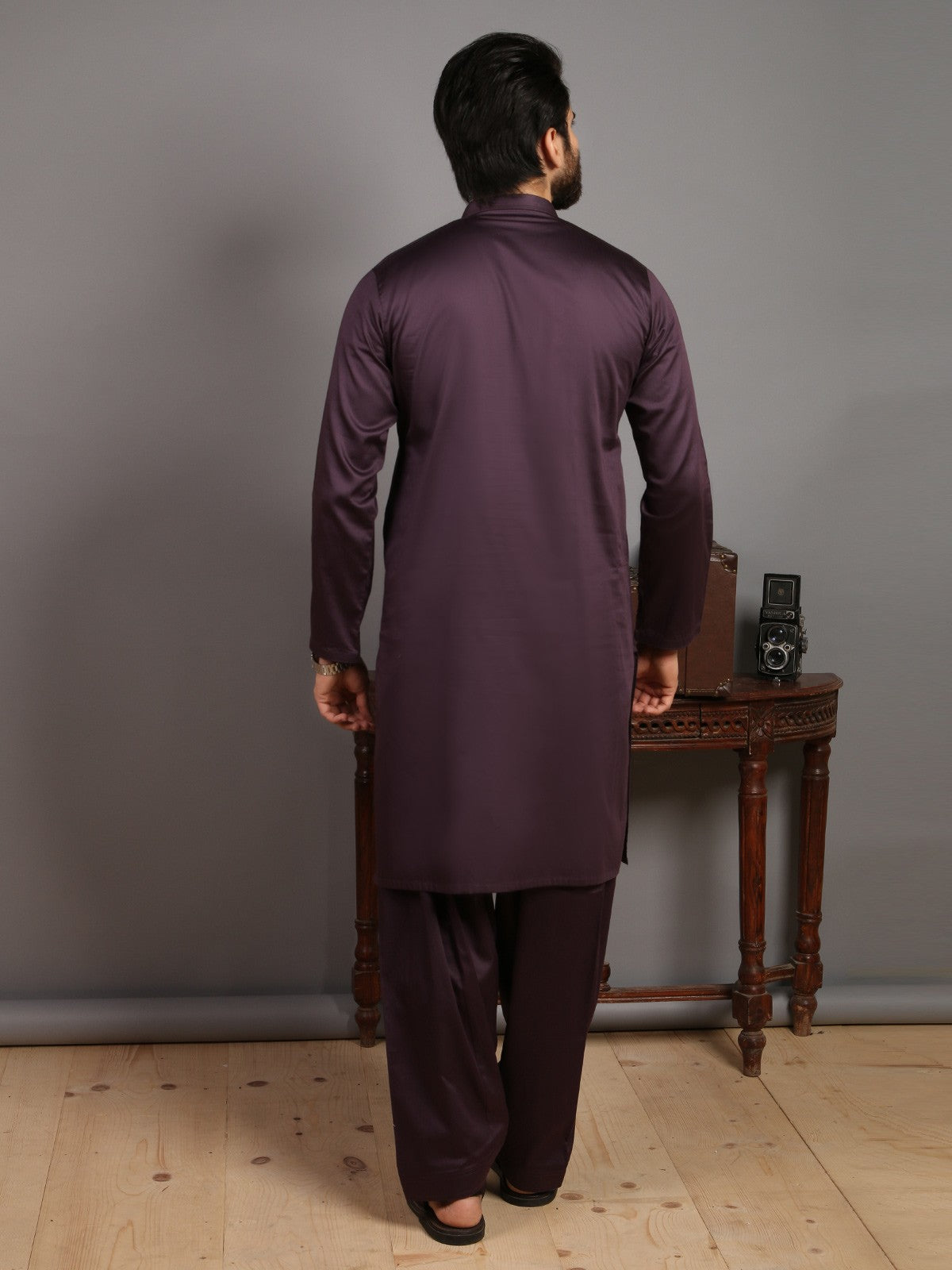 Edenrobe - Men's Purple Swish Collection - EMTKS19-020