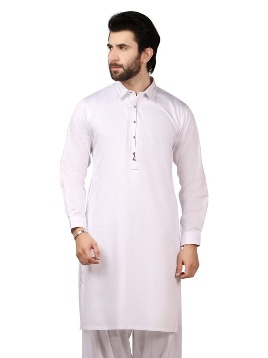 Edenrobe - Men's White Swish Collection - EMTKS19-026