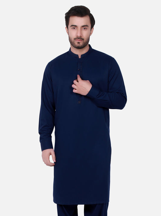 Edenrobe - Men's Navy Blue Swish Collection - EMTSW19S-9709