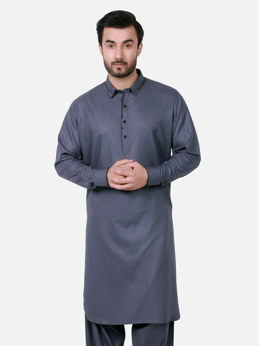 Edenrobe - Men's Grey Swish Collection - EMTSW19S-9718