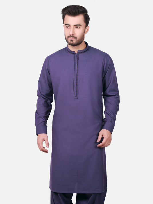 Edenrobe - Men's Purple Swish Collection - EMTSW19S-9737