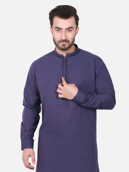Edenrobe - Men's Purple Swish Collection - EMTSW19S-9737