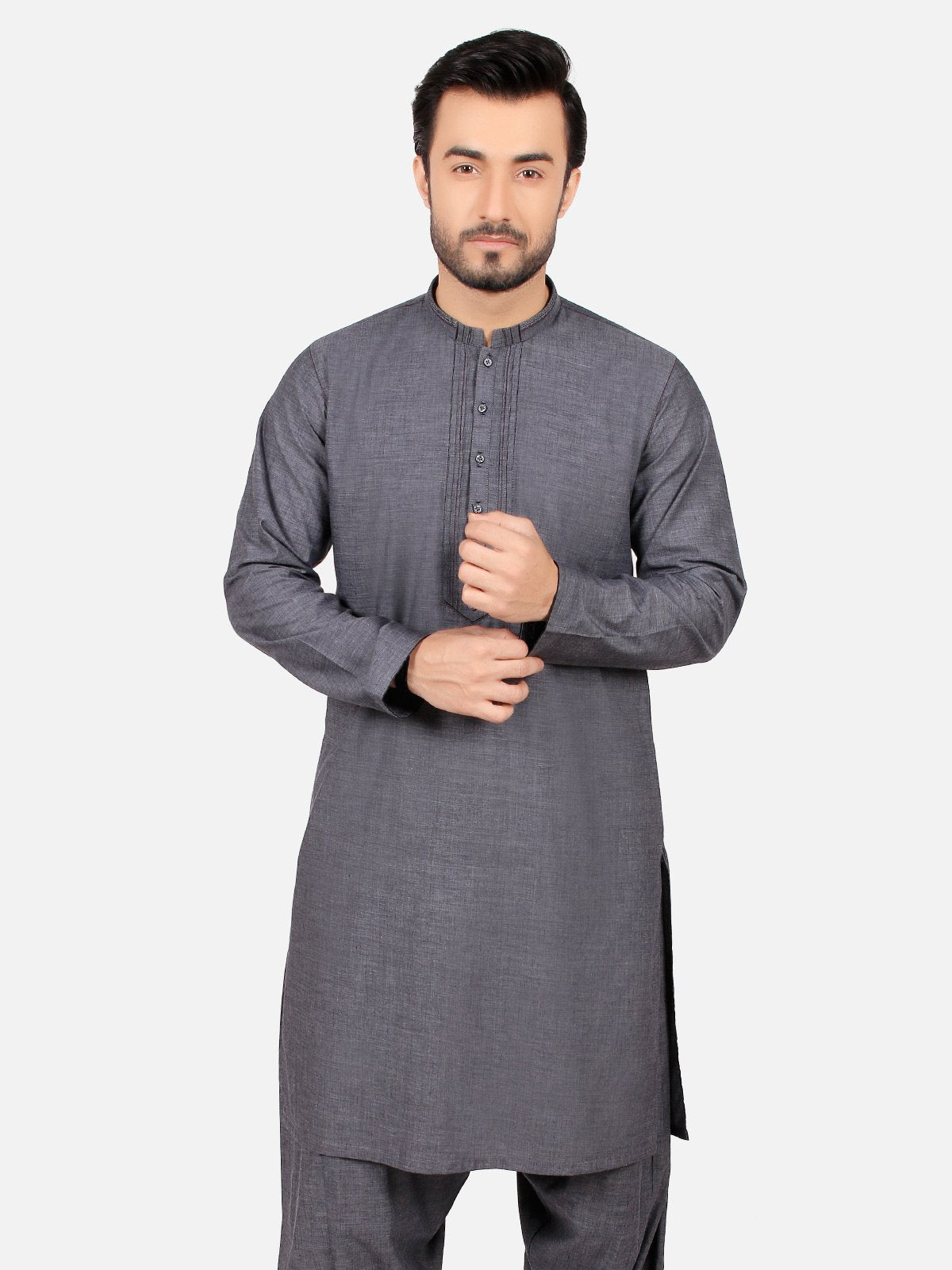 Edenrobe - Men's Dark Grey Swish Collection - EMTSW19S-9745