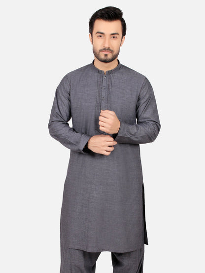 Edenrobe - Men's Dark Grey Swish Collection - EMTSW19S-9745