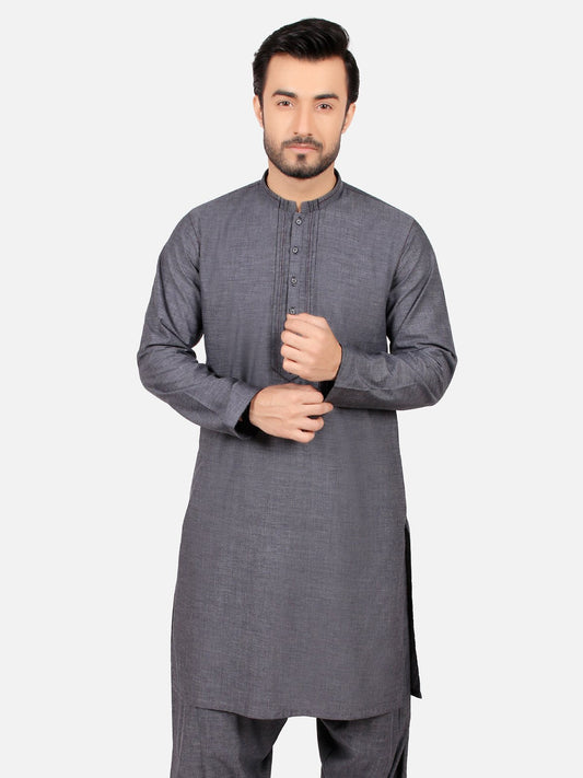 Edenrobe - Men's Dark Grey Swish Collection - EMTSW19S-9745