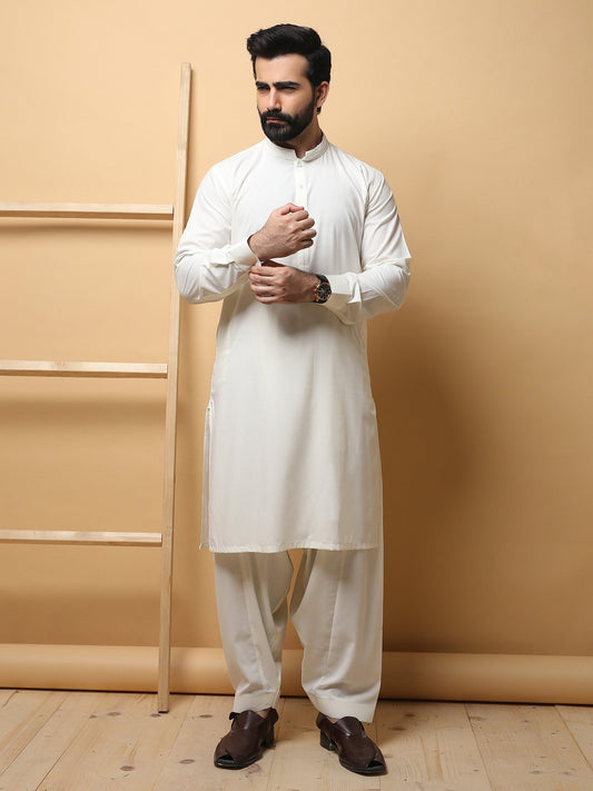 Edenrobe - Men's Cream Swish Collection - EMTSW19S-9754