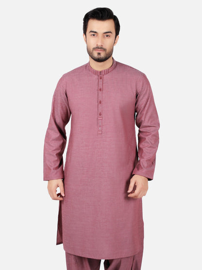 Edenrobe - Men's Burgundy Swish Collection - EMTSW19S-9771