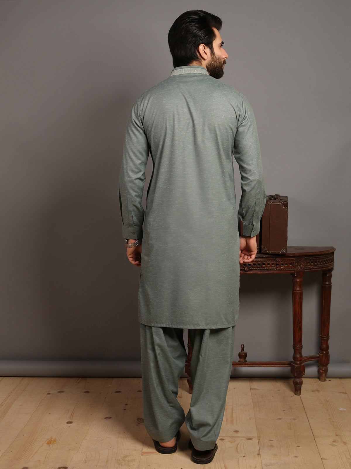 Edenrobe - Men's Sea Green Swish Collection - EMTSW19S-9793