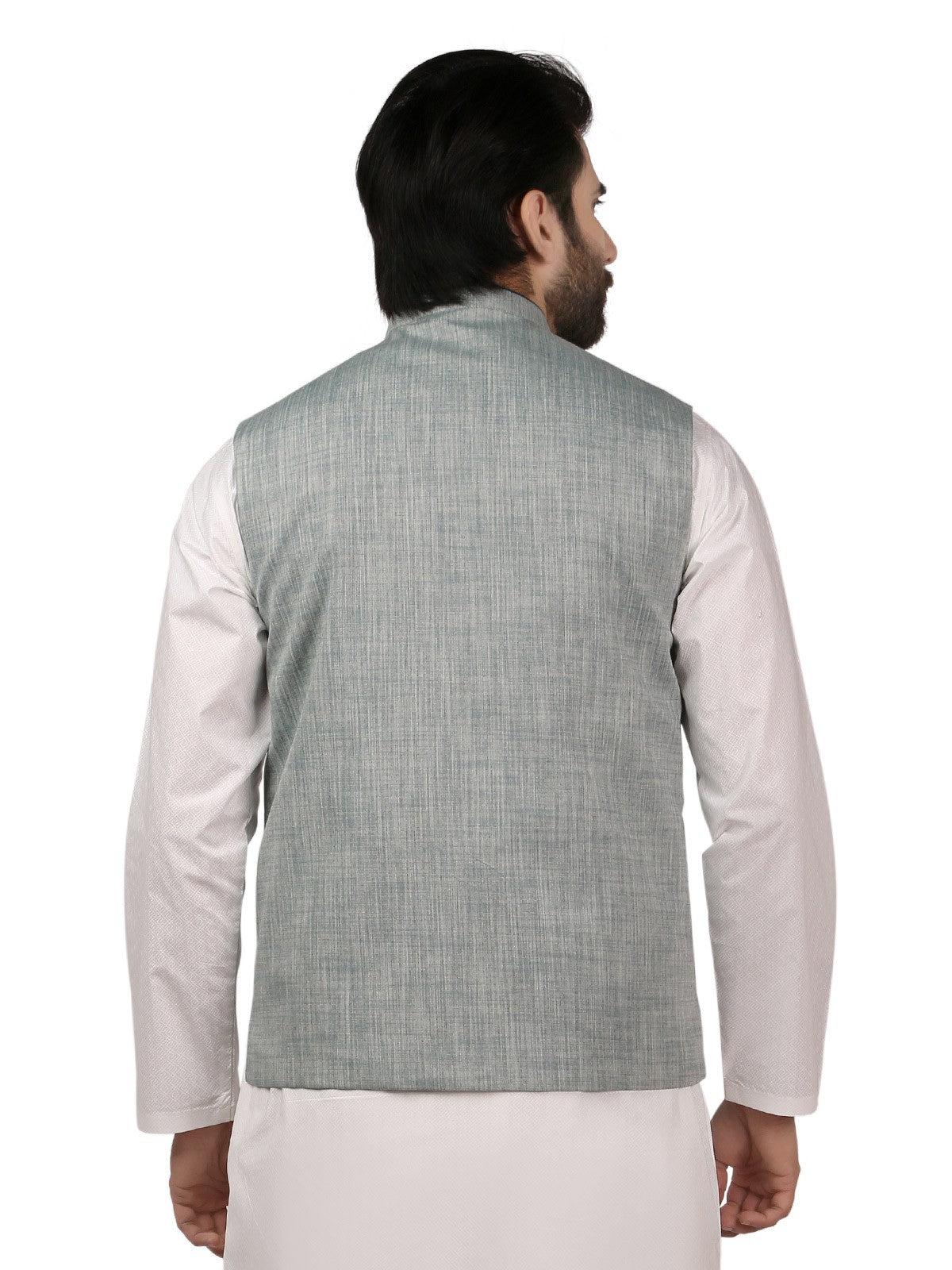 Edenrobe - Men's Mint Green Waist Coat - EMTWC19-35691