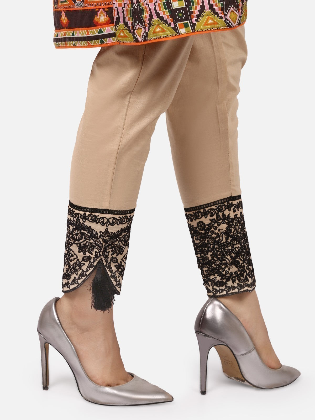 Edenrobe - Women's Beige Trouser - ELBE19-76175