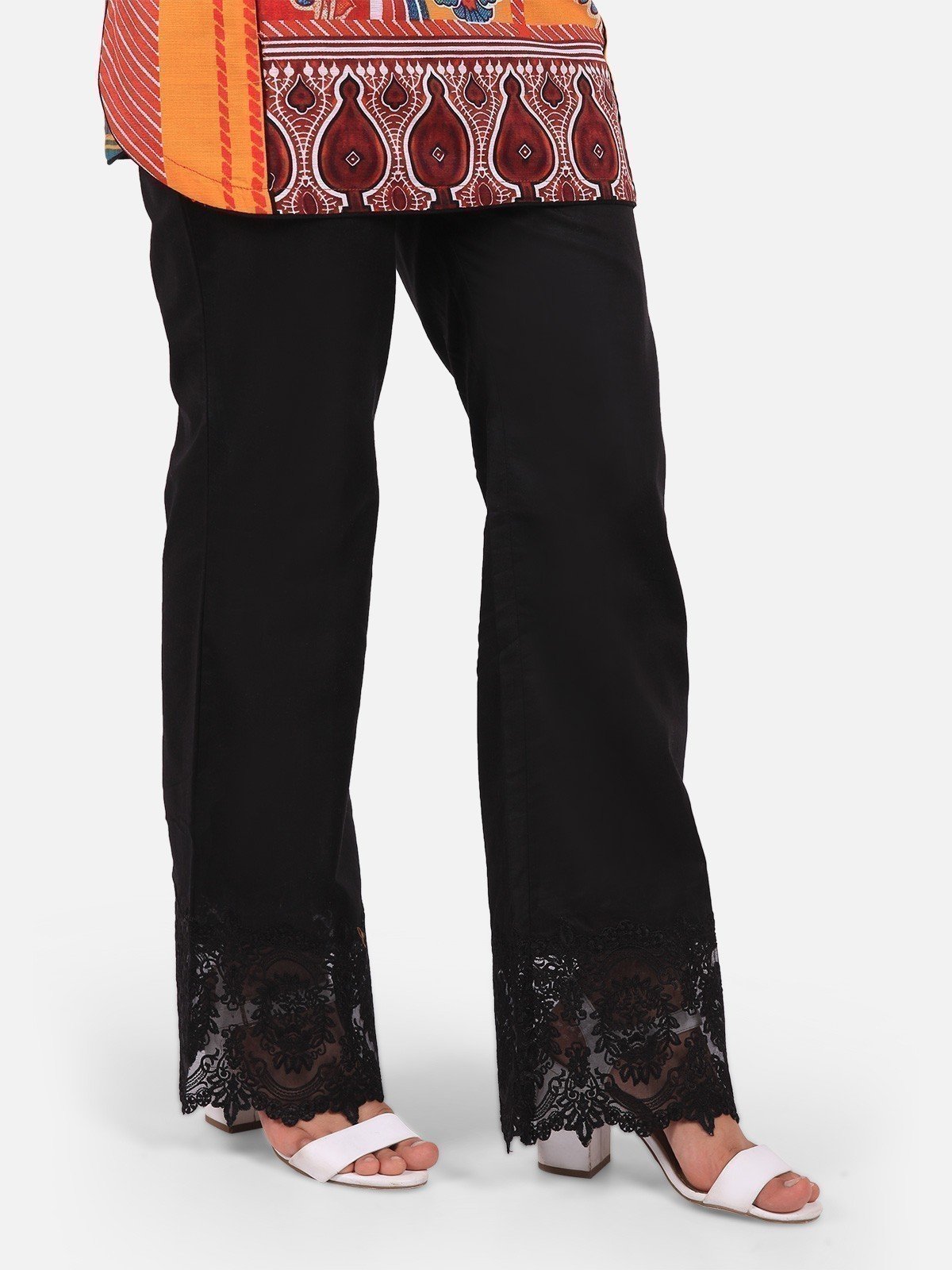 Edenrobe - Women's Black Trouser - ELBP19-76155