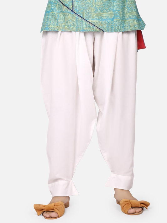 Edenrobe - Women's White Trouser - ELBP19-76165