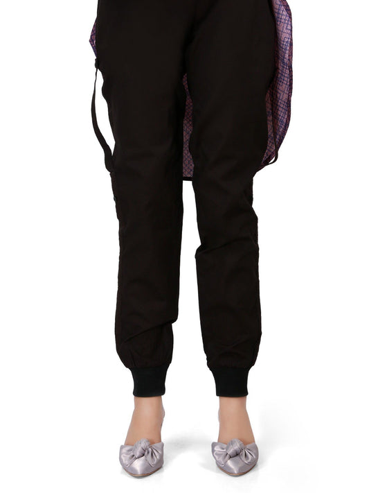 Edenrobe - Women's Black Trouser - ELBP19-76172