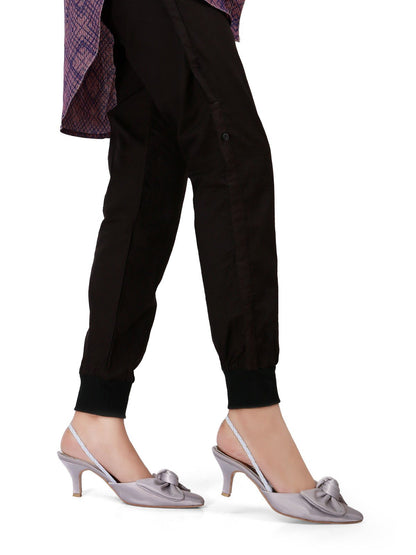 Edenrobe - Women's Black Trouser - ELBP19-76172