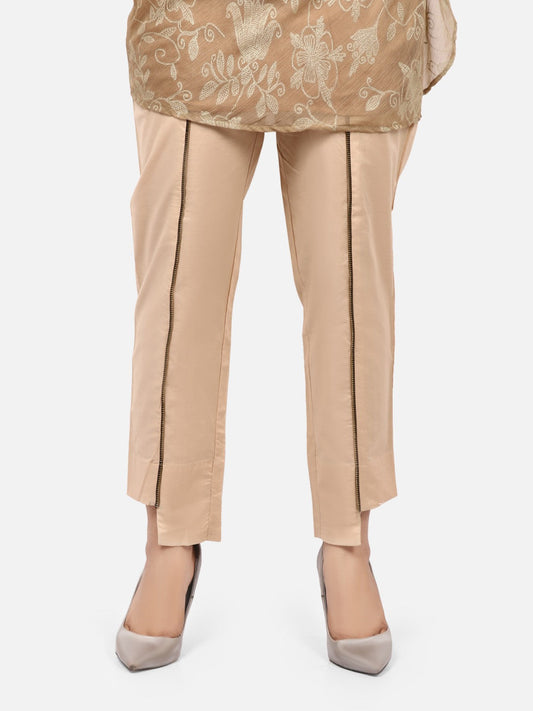 Edenrobe - Women's Beige Trouser - ELBP19-76174