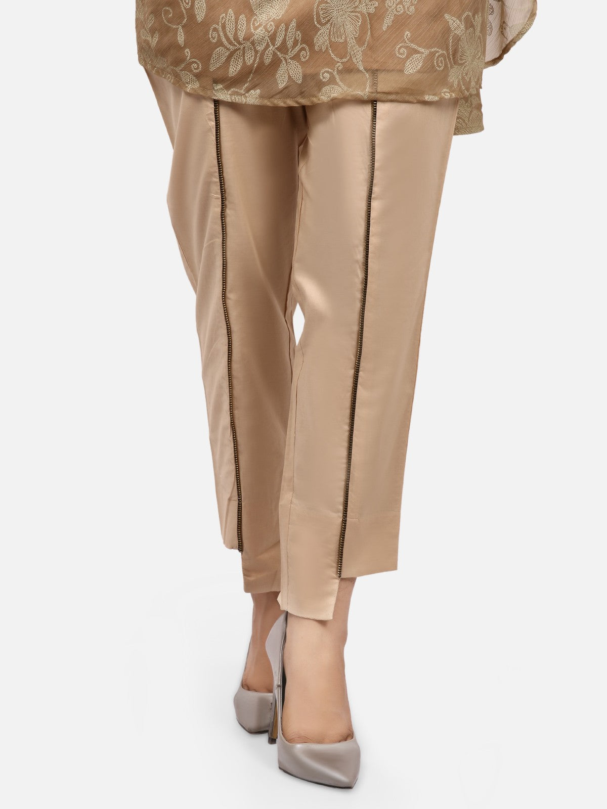 Edenrobe - Women's Beige Trouser - ELBP19-76174