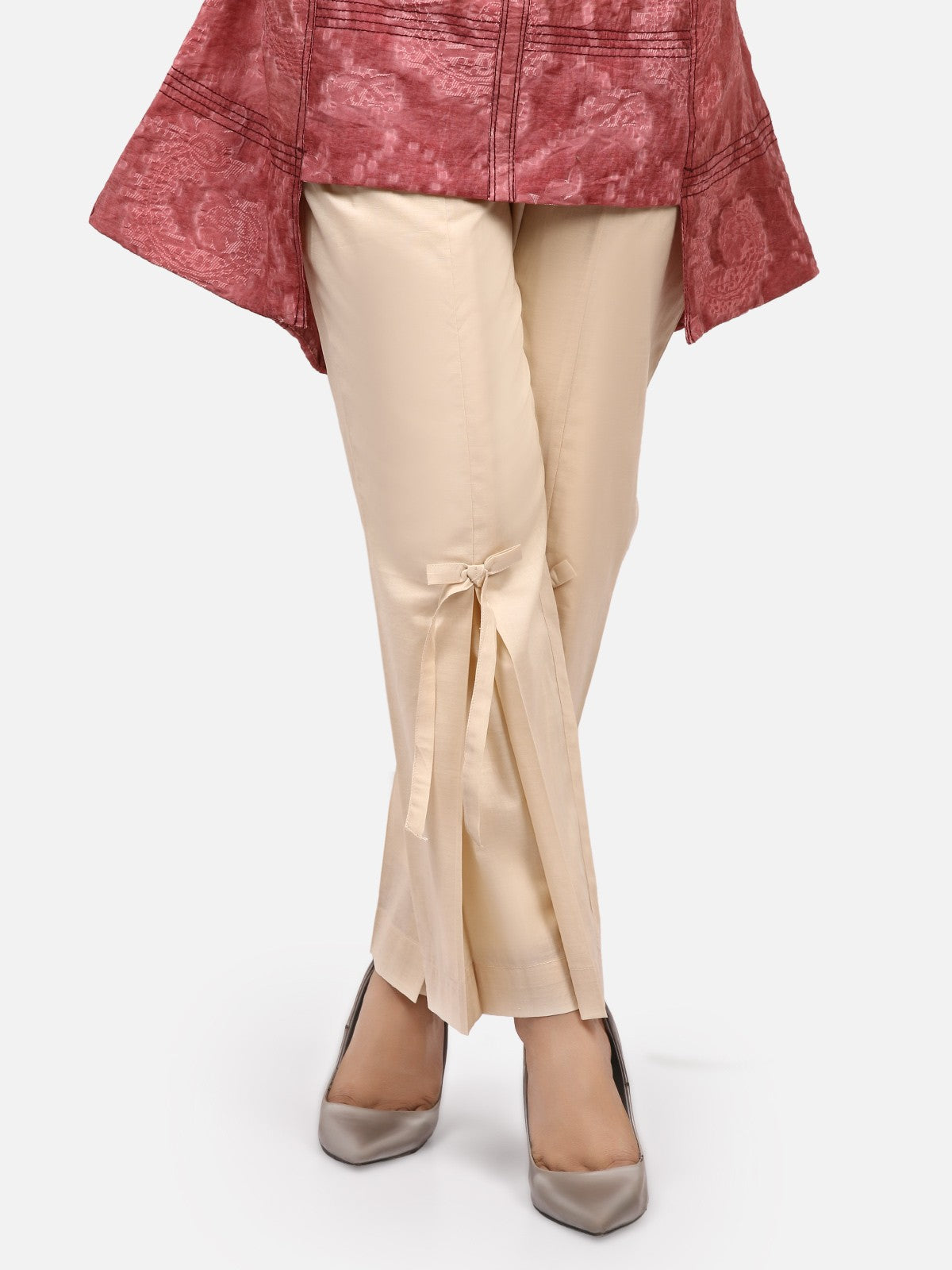 Edenrobe - Women's Beige Trouser - ELBP19-76177