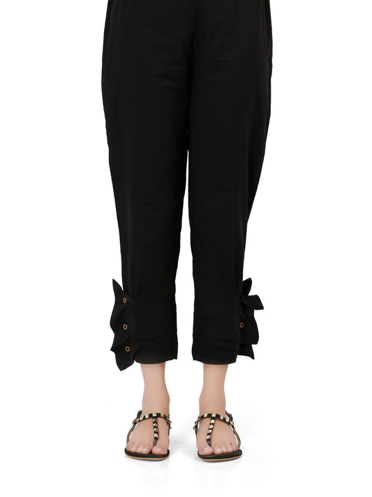 Edenrobe - Women's Black Trouser - ELBP19-76180