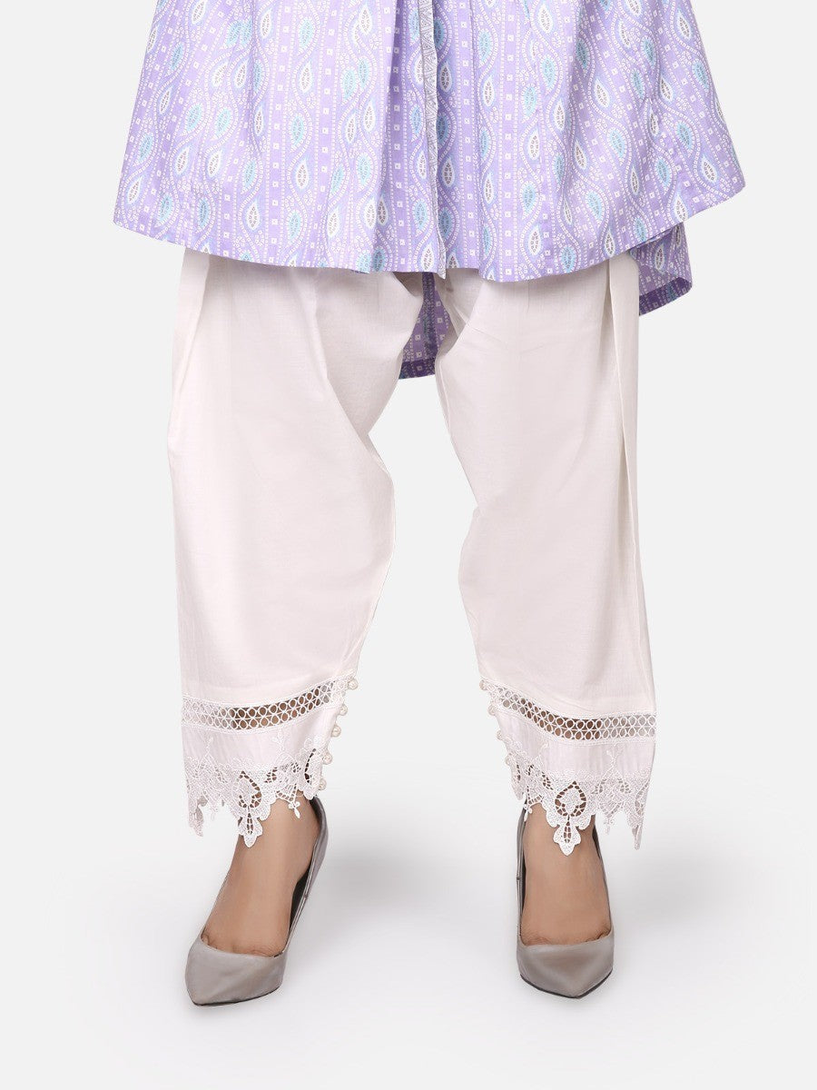 Edenrobe - Women's Cream Trouser - ELBP19-76186