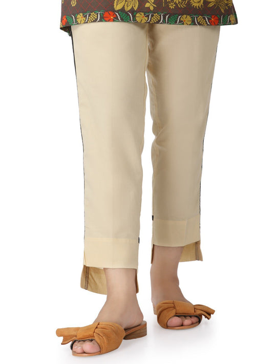 Edenrobe - Women's Beige Trouser - ELBP19-76191
