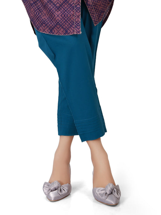 Edenrobe - Women's Teal Trouser - ELBP19-76206