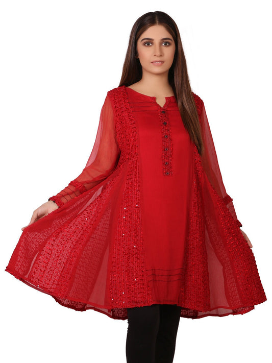 Edenrobe - Pret 1Pc Printed Rayon Shirt - ELTK19-66711