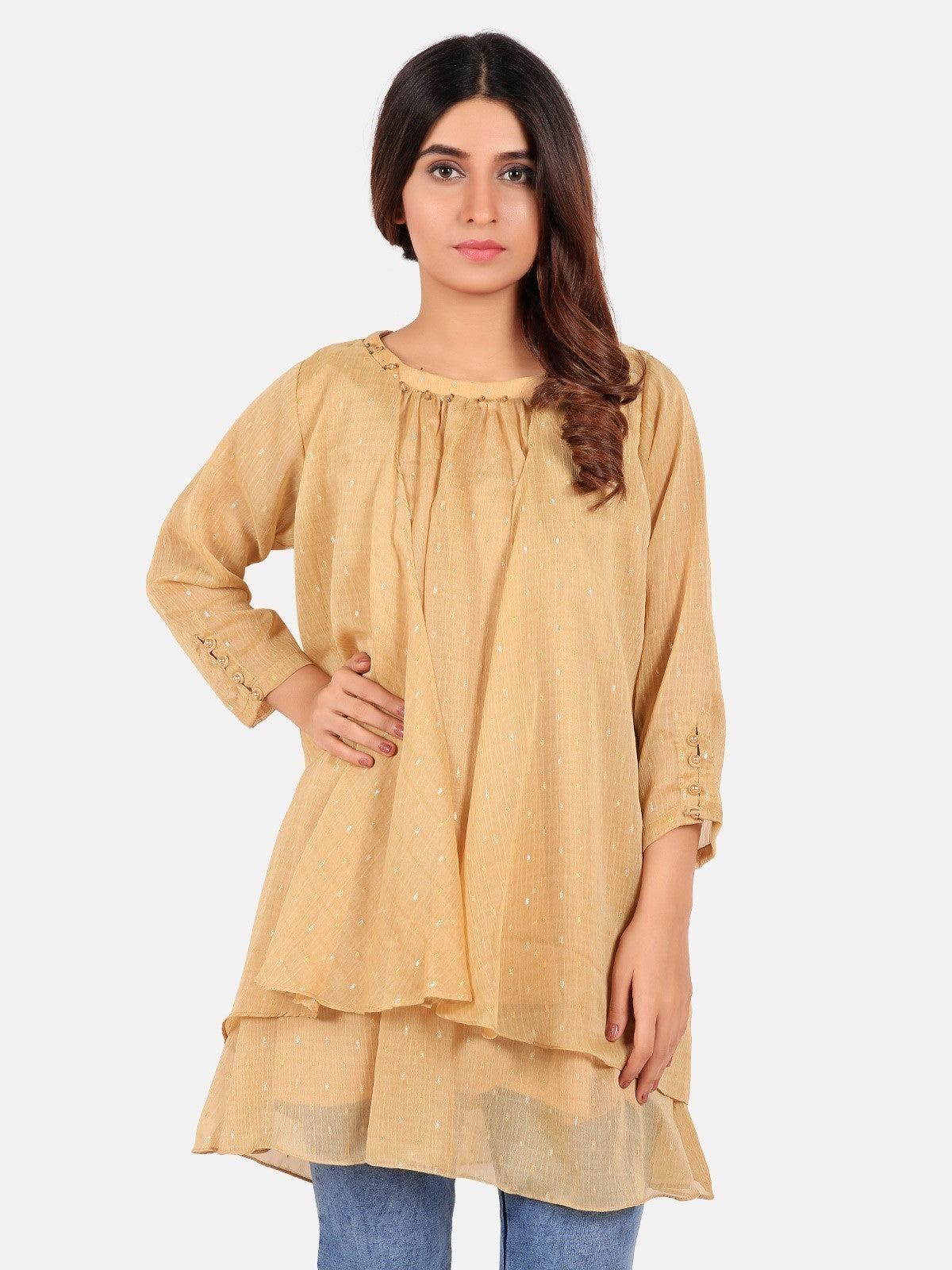 Edenrobe - Pret 1Pc Printed Rayon Shirt - ELTK19-66735