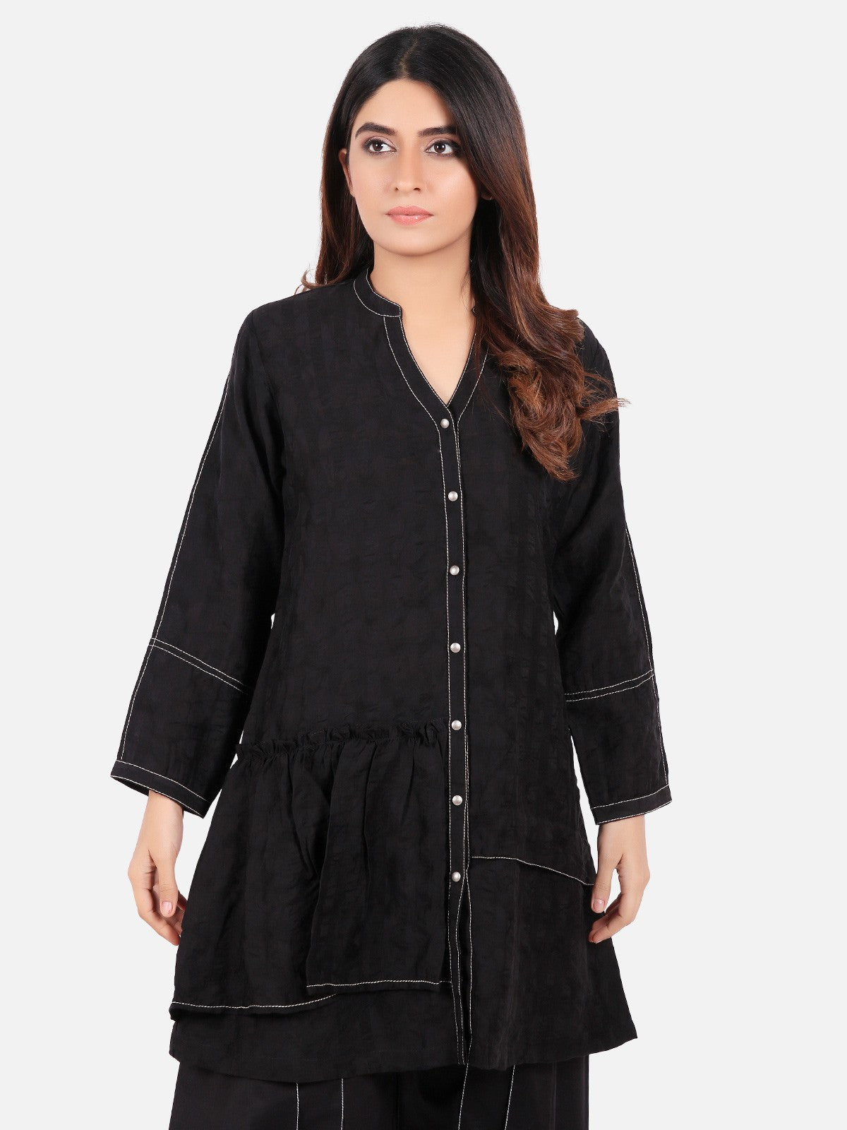 Edenrobe - Pret 1Pc Printed Rayon Shirt - ELTK19-66756