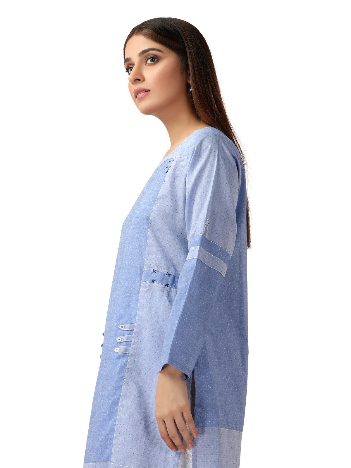 Edenrobe - Pret 1Pc Printed Dobby Shirt - ELTK19-66947