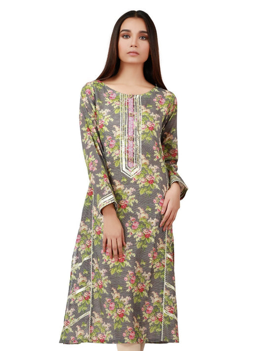 Edenrobe - Pret 1Pc Printed Lawn Shirt - ELTK19-67047
