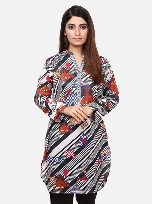Edenrobe - Pret 1Pc Printed Lawn Shirt - ELTKA19-66720