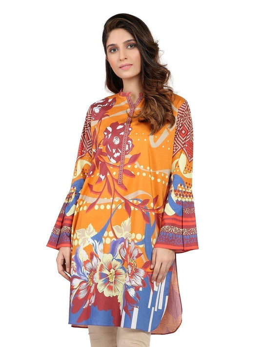 Edenrobe - Pret 1Pc Printed Lawn Shirt - ELTKA19-66740