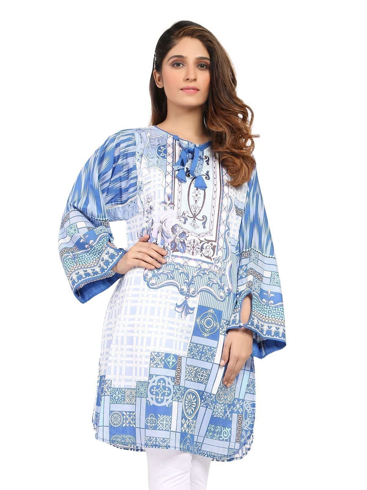Edenrobe - Pret 1Pc Printed Lawn Shirt - ELTKA19-66754