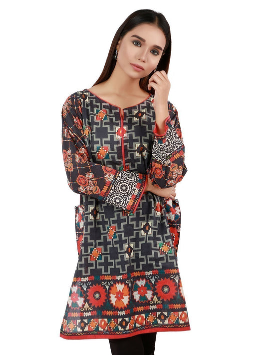 Edenrobe - Pret 1Pc Printed Lawn Shirt - ELTKA19-66758
