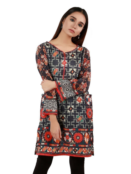 Edenrobe - Pret 1Pc Printed Lawn Shirt - ELTKA19-66758