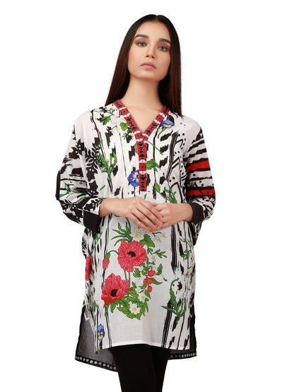 Edenrobe - Pret 1Pc Printed Black Shirt - ELTKA19-66767