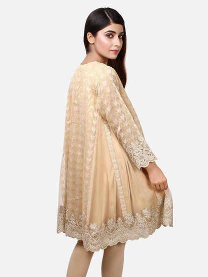 Edenrobe - Pret 1Pc Embroidered Jacquard Shirt - ELTKE19-66572