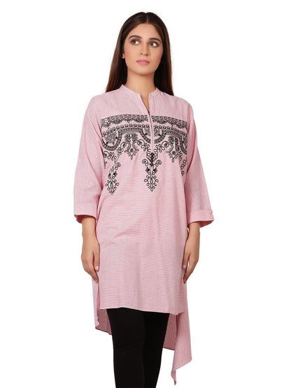 Edenrobe - Pret 1Pc Embroidered Cotton Shirt - ELTKE19-66971