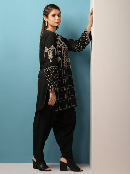 Edenrobe - Pret 2Pc Embroidered Cambric Shirt Trouser - ELTKE19-67018 (2-PCS)