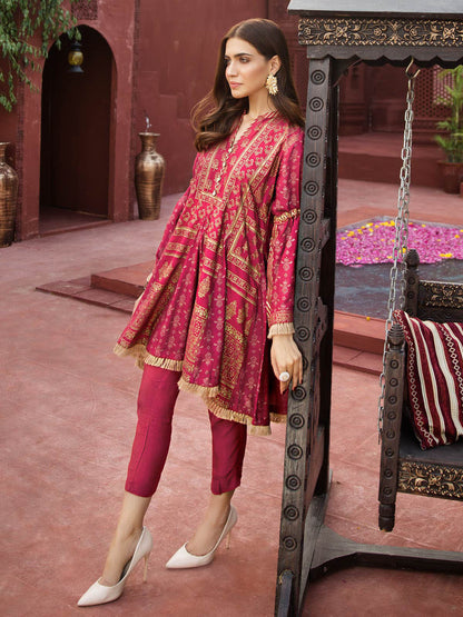 Edenrobe - Pret 1Pc Printed Jacquard Shirt - ELTKP19-66453
