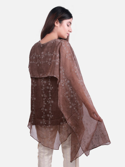 Edenrobe - Pret 1Pc Printed Rayon Shirt - ELTKP19-66648