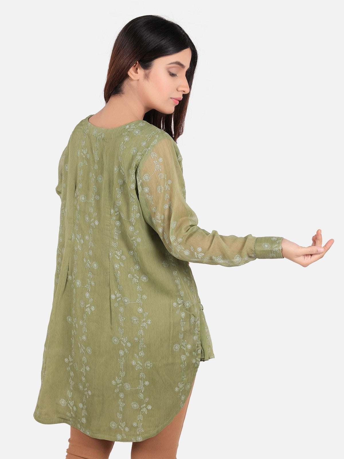 Edenrobe - Pret 1Pc Printed Rayon Shirt - ELTKP19-66722