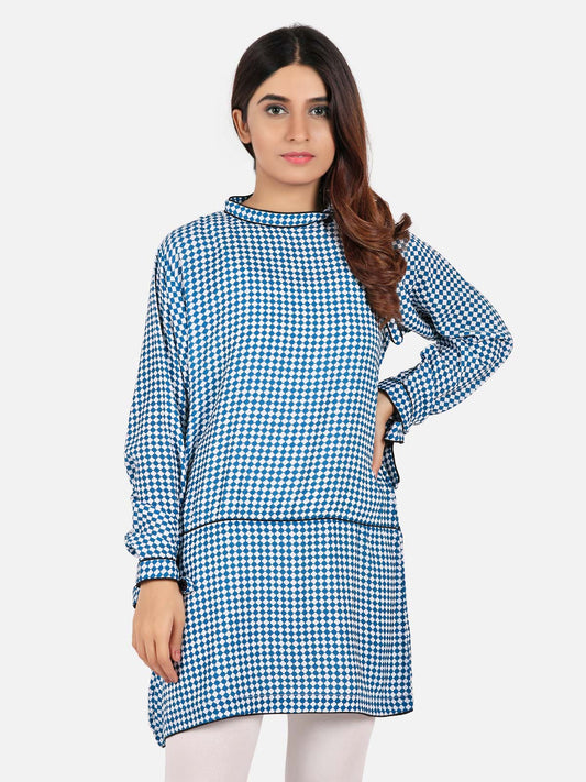Edenrobe - Pret 1Pc Printed Rayon Shirt - ELTKP19-66727