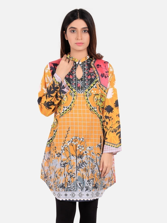 Edenrobe - Pret 1Pc Printed Lawn Shirt - ELTKP19-66741