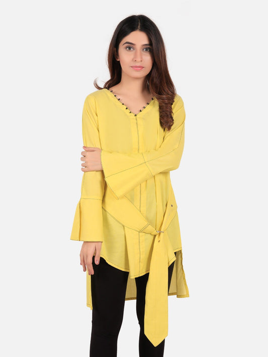 Edenrobe - Pret 1Pc Printed Chambray Shirt - ELTKP19-66750