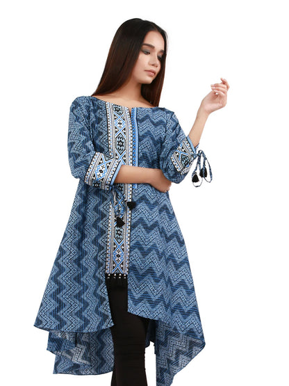 Edenrobe - Pret 1Pc Printed Lawn Shirt - ELTKP19-66792
