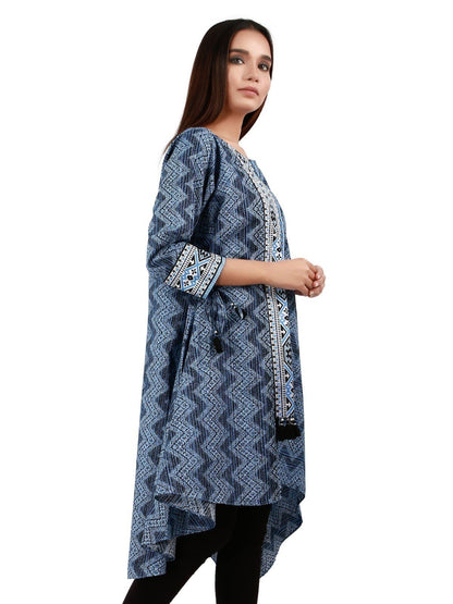 Edenrobe - Pret 1Pc Printed Lawn Shirt - ELTKP19-66792