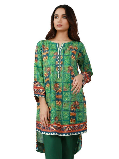 Edenrobe - Pret 1Pc Printed Lawn Shirt - ELTKP19-66807