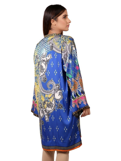 Edenrobe - Pret 1Pc Printed Silk Shirt - ELTKP19-66846