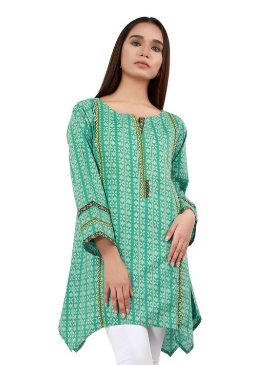 Edenrobe - Pret 1Pc Printed Cambric Shirt - ELTKP19-66909